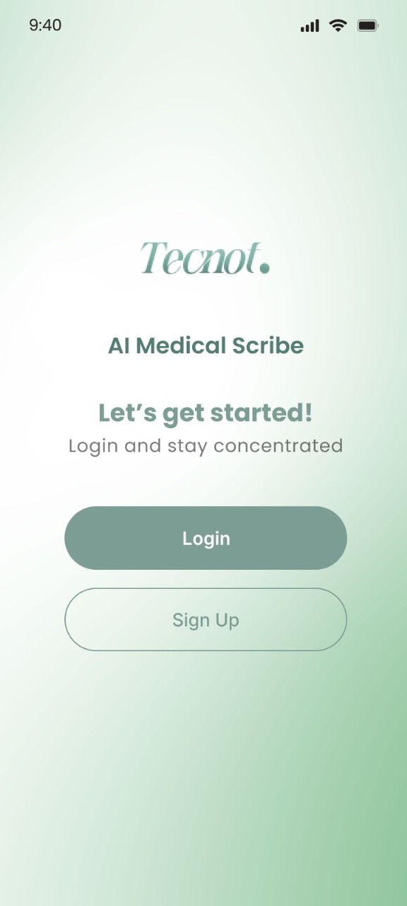 Tecnot App Interface